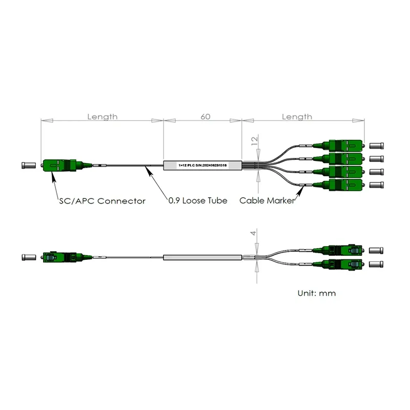 1*12 1*24 PLC Rozdzielacz